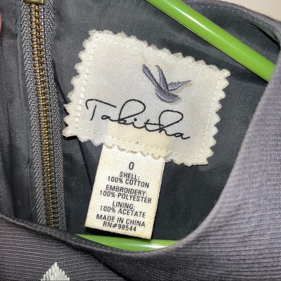 Anthropologie Tabitha Embroidered Fountain Shift Dress - Picture 7 of 8